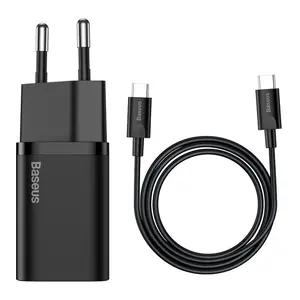 Super Si 1c 25W Hızlı Şarj Adaptörü + 3A Type-C To Type-C 1m Şarj Kablosu TZCCSUP-L01