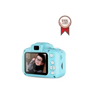Mavi Renk Mini 1080P Hd Çocuk Kamera Dijital Fotoğraf Makinesi 2.0 Inç Ekran