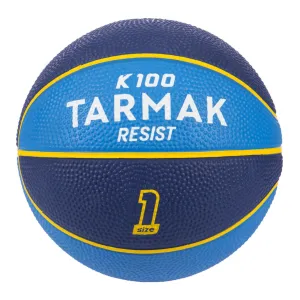 Tarmak Mini Basketbol Topu - 1 Numara - Sarı / Mor - K100K100Mavi