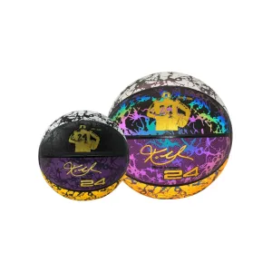 Basketbol Topu Kobe Bryant Renkli Şimşek Işıklı Işıklı Basketbol No. 7 Yakışıklı Aşınmaya Dayanıklı Basketbol  