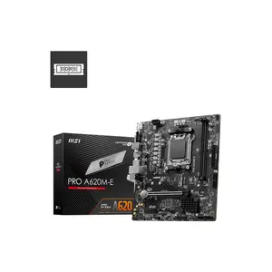 MB PRO A620M-E AM5 DDR5 6000MHZ(OC) HDMI VGA 1X M.2 USB3.2 GIGABIT LAN MATX