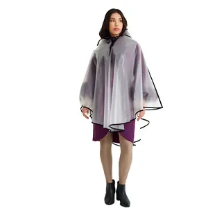 Ezgi Panco Model Tpu Kumaştan Transparan Kolay Yırtılmaz, Su Geçirmez Unisex Panco Yağmurluk-Şeffaf