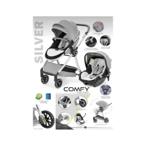 Comfy Luxury Süspansiyonlu Travel Sistem Bebek Arabası "oto Koltuklu Taşıma Puset