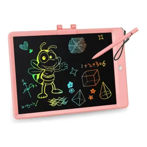 LCD Yazma Tableti, 10 Inç Renkli Yürümeye Başlayan Çocuk Doodle Tahtası Çizim Tableti, Silinebilir Yeniden Kullanılabilir Elektronik Çizim Pedleri, 3-6 Yaşındaki Erkek ve Kız Çocuk  