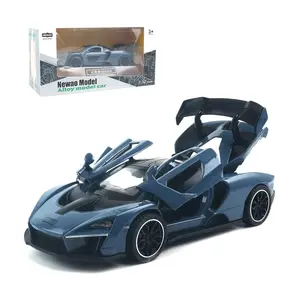 Döküm Oyuncak Araba Mclaren Senna Spor Araba Modeli, Çinko Alaşım Simülasyon Döküm Geri Çekme Araçları, 1:32 Ölçekli Mini Elektronik Süper Araba Oyuncakları, Bebekler Çocuklar Için  