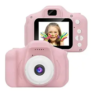 Pembe Renk Mini 1080P Hd Çocuk Kamera Dijital Fotoğraf Makinesi 2.0 Inç Ekran
