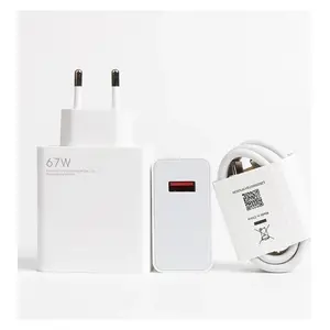 67W Turbo Şarj Aleti Şarj Cihazı Kablo Adaptör Set ve 2021 sonrası Tüm telefonlarda Uyumlu Hızlı Şarj Aleti Type C Şarj Aleti