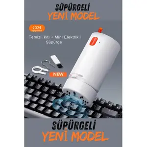 21 In 1 Temizleme Kiti Şarjlı Klavye Süpürgesi Kulaklık  Cep Telefonu  Laptop Araç Temizleme Seti