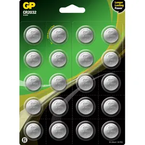 CR2032 2032 Boy 3V Lityum Düğme Pil 20'li Kart (20 Adet Pil)