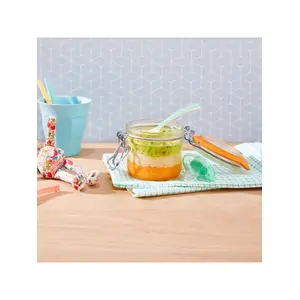  Le Parfait super Terrines Bebeğim Için Cam Beslenme Seti (4 Adet 125 ml - 4 Adet 200 Ml)