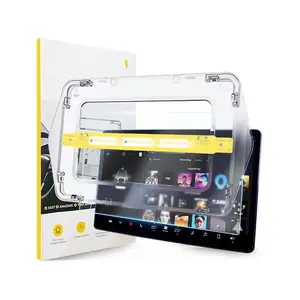 Tesla Model 3 Araç Multimedya Ekran Koruyucu Ar Oleofobik Uygulama Aparatlı Zore Premium Temperli