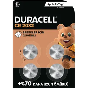 CR2032 Lityum Düğme Piller 3V (4’lü Paket)