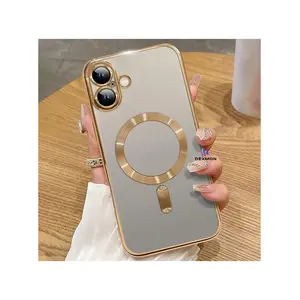 iPhone 16 Kılıf Kamera Lens ve Hoparlör Toz Korumalı Magsafe Şarj Özellikli Esnek Silikon