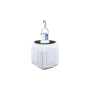 Solar Güneş Enerjili ve Şarjlı Kamp Çadır Lambası Açılıp Geniş Açılı Aydınlatma