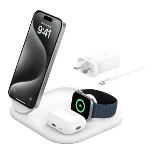 WIZ029VFWH Qi2 15W 3-1 Magsafe Şarj Cihazı -Beyaz