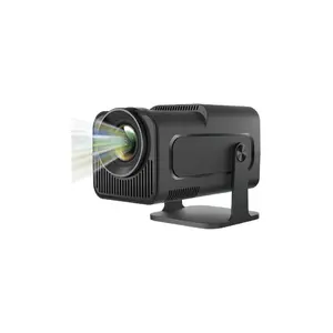 HY320 Mini Siyah Taşınabilir Sinema Projektörü Ev Sineması Bluetooth Android Projeksiyon