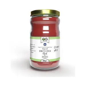 Organik Tuzsuz Karışık Domates-Biber Salçası 650 Gr
