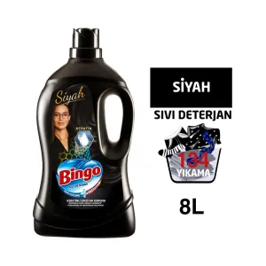 Siyah Sıvı Bakım Çamaşır Deterjanı 4 lt 2'li