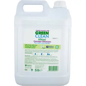 Green Clean Organik Lavanta Yağlı Bitkisel Çamaşır Deterjanı 5lt
