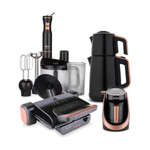 Stilevs Quartz Serisi 4lü Paket Çeyiz Seti Siyah