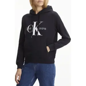 Kapüşon Yaka Siyah Kadın Sweatshirt