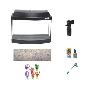 Akvaryum Tam Kapaklı Bombeli 50 Cm Full Set (42 Litre)