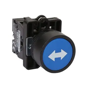 Impact 22mm İşaretli Yaylı Buton Mavi NO MB3-EA613