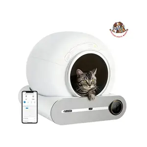 Smart Cat Cleaner 9 lt Kapasiteli ve Wifi Uygulama Bağlantılı Kedi Tuvaleti