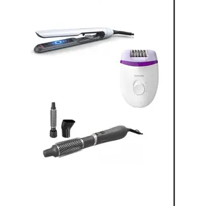 Philips Ekonomik  3’lü Kişisel Bakım Seti Epilatör + Saç Düzleştiricisi + Saç Maşası