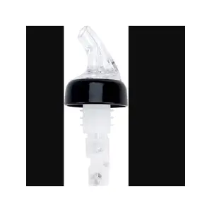 Plastik 2'li Şişe Ağızlık Içecek Dispenser Şeffaf Barware Çekici Işlevsel Bar Içecek Istasyon