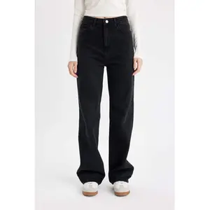 90's Wide Leg Yüksek Bel Uzun Jean Pantolon D4315AX24AU