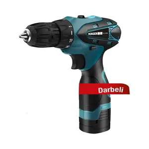 Darbeli İki Akülü Şarjlı Vidalama Matkap Çantalı 24 Parça Set