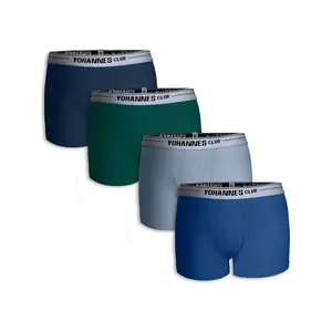Yohannes Club Erkek Çocuk Pamuklu Iç Çamaşırı; Boxer (4'Lü Paket)