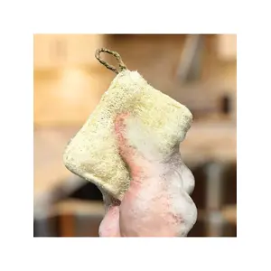 2 Adet Doğal Kabak Bulaşık Lifi Çift Taraflı Kullanım (12X8 Cm)