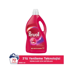 Hassas Bakım Sıvı Çamaşır Deterjanı Renkli Yenileme 3960 ml