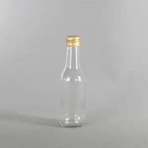 200cc Çevirme Kapaklı Cam Şişe 80 Adet