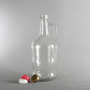 3 Litre 11 Adet Kapaklı Kulplu Cam Şişe