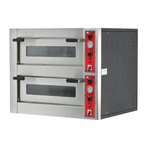 Empero EMP.6.6 30 cm x 6+6 Pizza Kapasiteli Çift Katlı Pizza Fırını, Elektrikli