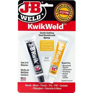 JB Weld 8276 KwikWeld Hızlı Sertleşen Çelik Takviyeli Epoksi