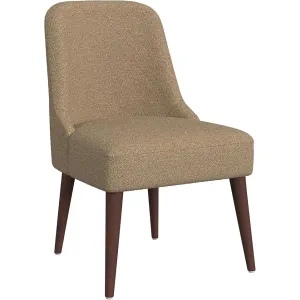 HomePop Döşemeli Kahverengi Sandalye