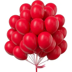 PartyWoo 50 adet 12 İnç Balonlar, Color: Black
