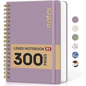 Taja Çizgili Spiralli Defter