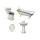 Blesiya Dollhouse Minyatür Seramik Banyo Seti Malzemeleri 1:12 Ölçekli Model, Blesiya Dollhouse Minyatür Seramik Banyo Seti Malzemeleri 1:12 Ölçekli Model,