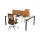 Çağın Ofis Mobilyaları Galaxy Ikili 180 cm Çalışma Ofis Masa Workstation (Beyaz/antrasit) Çağın Ofis Mobilyaları Galaxy Ikili 180 cm Çalışma Ofis Masa Workstation (Beyaz/antrasit)