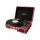 Mikado Nostalgia MN-P317 Kırmızı Turntable + Rca + Bluetooth Destekli Pikap