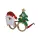 Peluş Noel Ağaçlı Noel Baba Şekilli Yılbaşı Gözlüğü Noel Gözlük