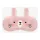 Kız Çocuk Bunny Gül Kurusu Pembe Uyku Gözlüğü
