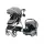 Yoyko City Seyahat Sistem Bebek Arabası 3 İn 1 Gri Silver Yoyko City Seyahat Sistem Bebek Arabası 3 İn 1 Gri Silver