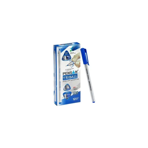 PENSAN TÜKENMEZ TRIBALL 1MM MAVİ 12 Lİ 01003