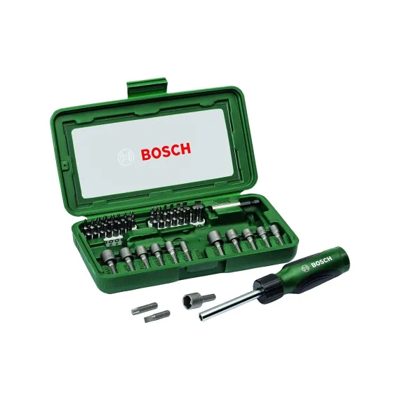 Bosch 46 Parça Tornavida Vidalama Lokma Uçlu Aksesuar Seti - 2607019504
